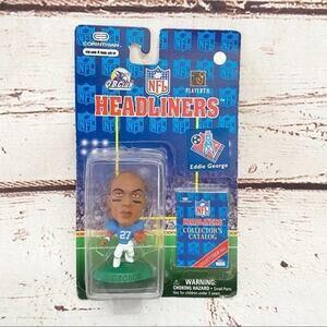 Vintage Eddie George Headliner 1997 Oilers Figure